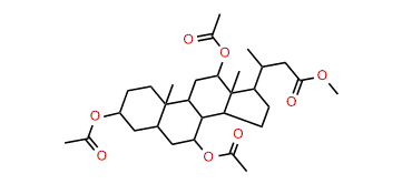 Norcholic acid acetate-methyl ester